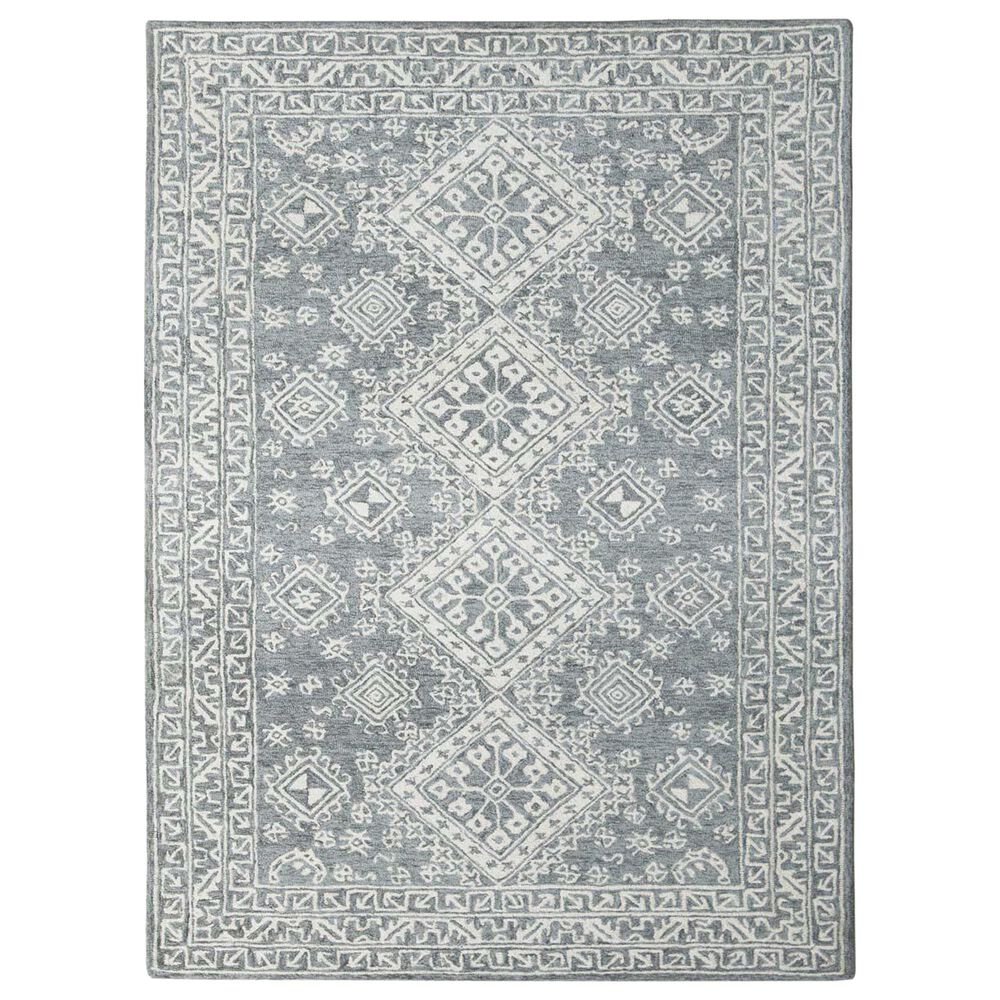 Amer Rugs Boston 2" x 3" Slate Gray Area Rug, , large