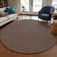 Dalyn Rug Company Hinton 6" Round Chocolate Indoor/Outdoor Area Rug, , large