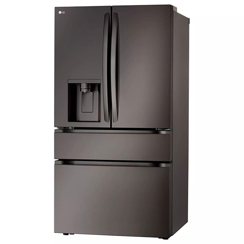 LG 28.6 Cu. Ft. 4-Door French Door with Dual Handles Refrigerator in Black Stainless Steel, , large