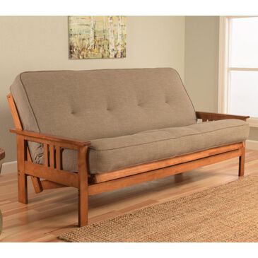 Kodiak Furniture Monterey Futon in Barbados with Linen Stone Mattress, , large