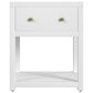 Butler Specialty Company Nora 1-Drawer 21" Nightstand in Smooth White, , large