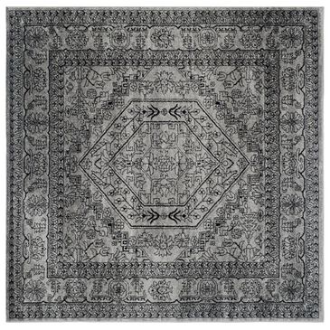 Safavieh Adirondack ADR108A-10SQ 10" x 10"  Silver/Black Square Rug, , large