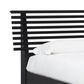 Ashley Danziar Queen Slat Panel Bed in Matte Black, , large