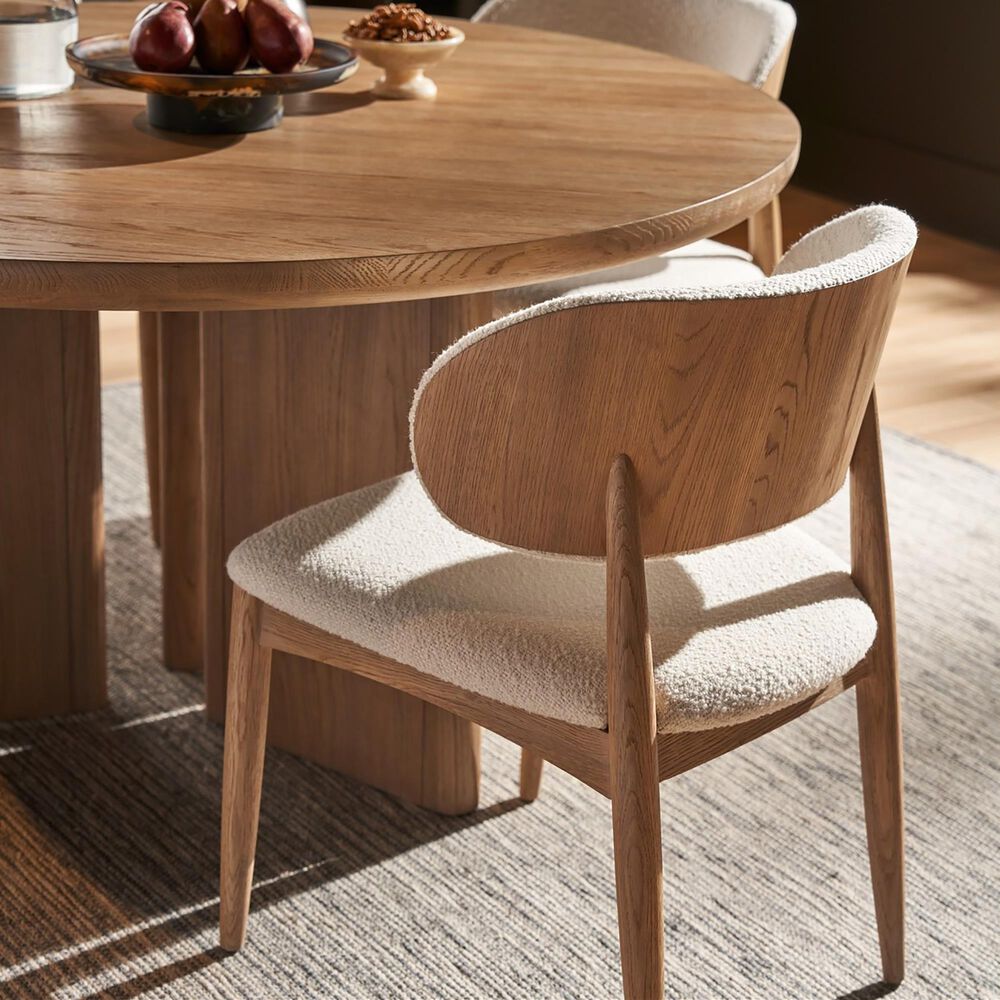 Universal Industries Juno Side Chair in Natural Oak, , large
