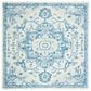Safavieh Micro-Loop 5" Square Ivory and Blue Area Rug, , large