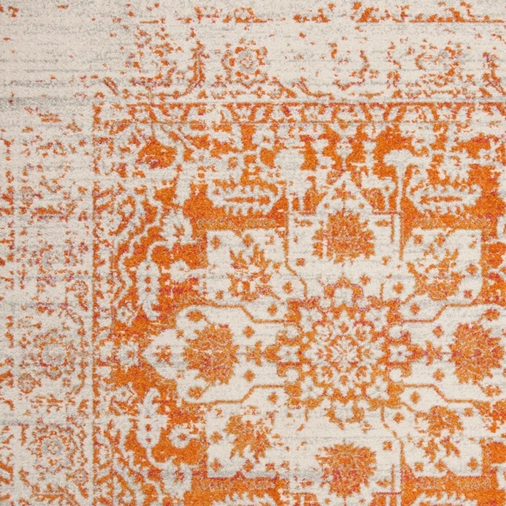 Safavieh Madison MAD603P 2&#39;3&quot; x 4&#39; Orange and Ivory Scatter Rug, , large