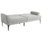 Lifestyle Solutions Paulie Convertible Sofa with Gray Cushion in Black, , large