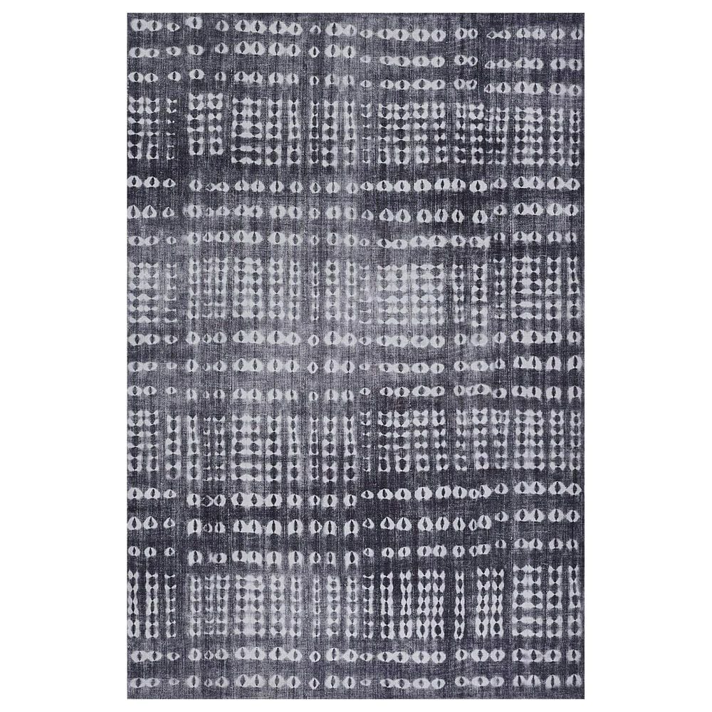 Novogratz Bolt 2" x 3" Charcoal Area Rug, , large