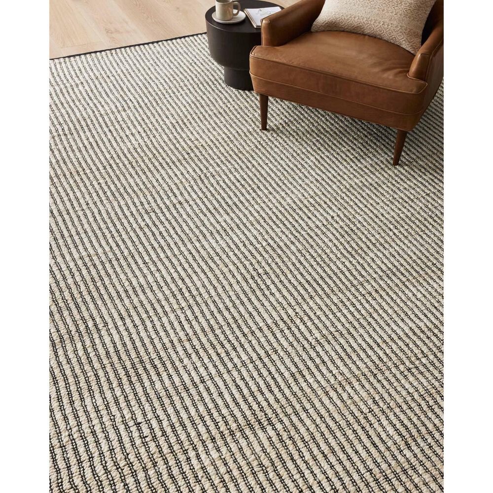 Angela Rose Colton 5&#39; x 7&#39; Ivory and Black Area Rug, , large