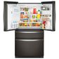 Whirlpool 26 Cu. Ft. 4-Door French Door Refrigerator with Prep and Store Bins in Black Stainless, , large