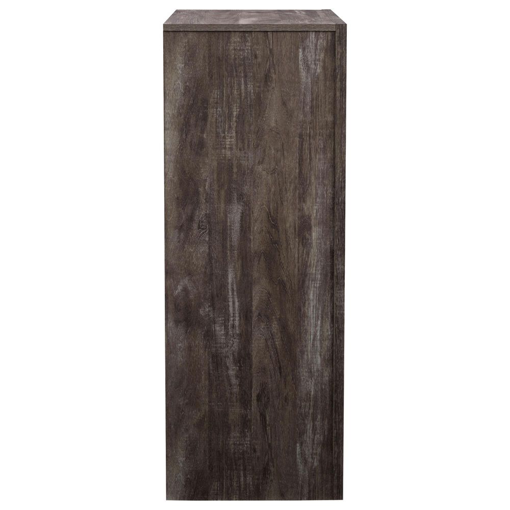 CorLiving Newport 5 Drawer Tall Dresser in Grey Washed Oak, , large