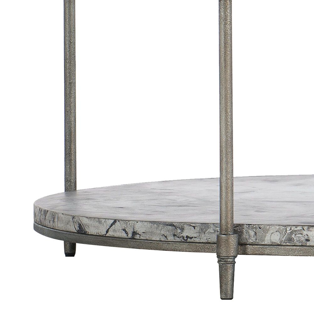 Hooker Furniture Round Cocktail Table in Silver, , large