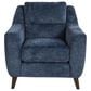 LumiSource Carly Accent Chair in Blue, , large