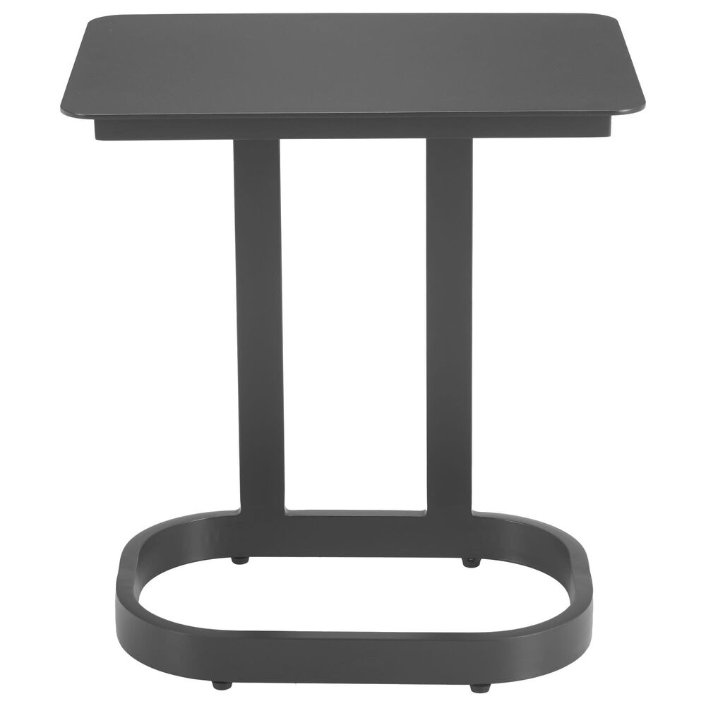 Zuo Modern Friss Patio End Table in Black, , large
