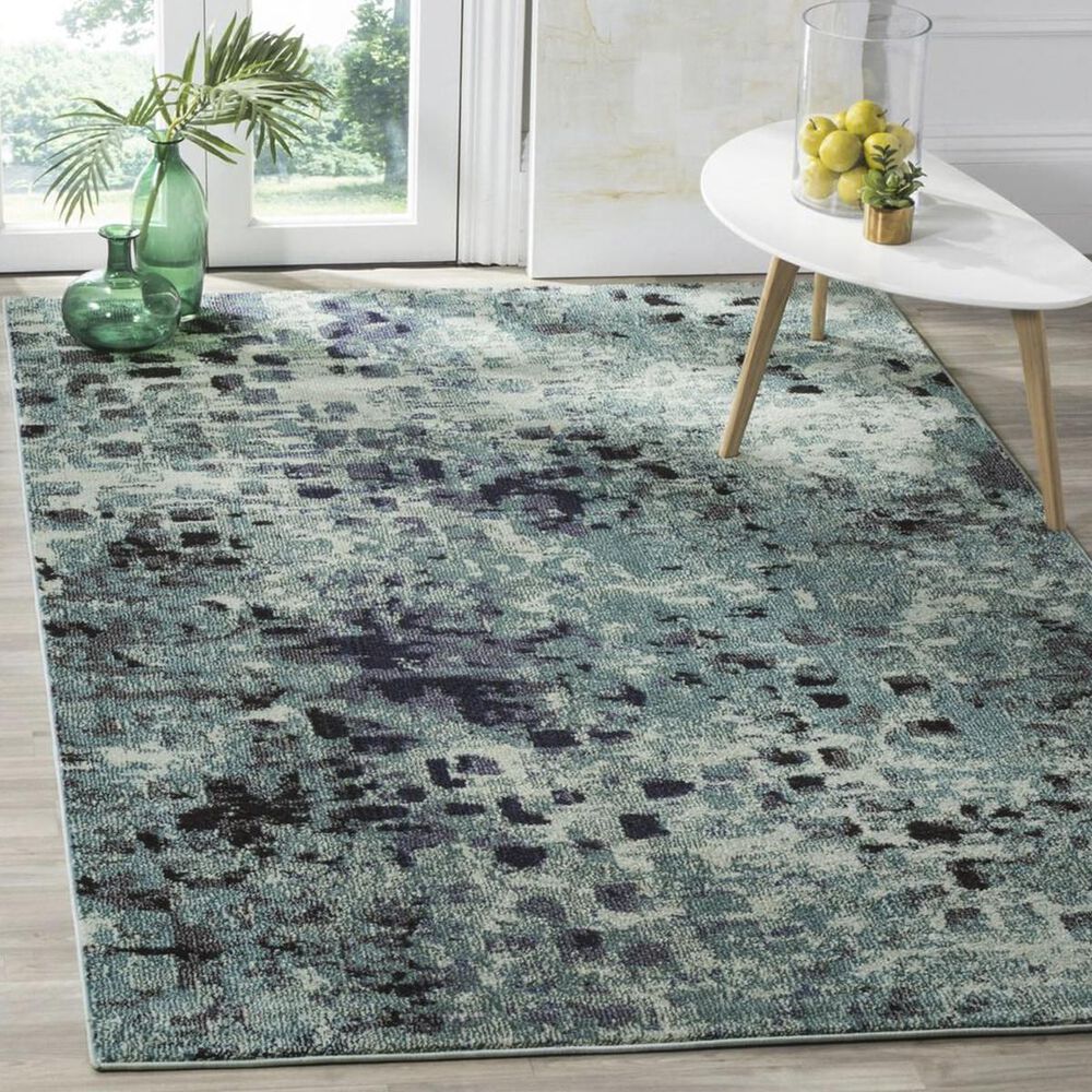 Safavieh Monaco MNC225J 4&#39; x 5&#39;7&quot; Light Blue Area Rug, , large