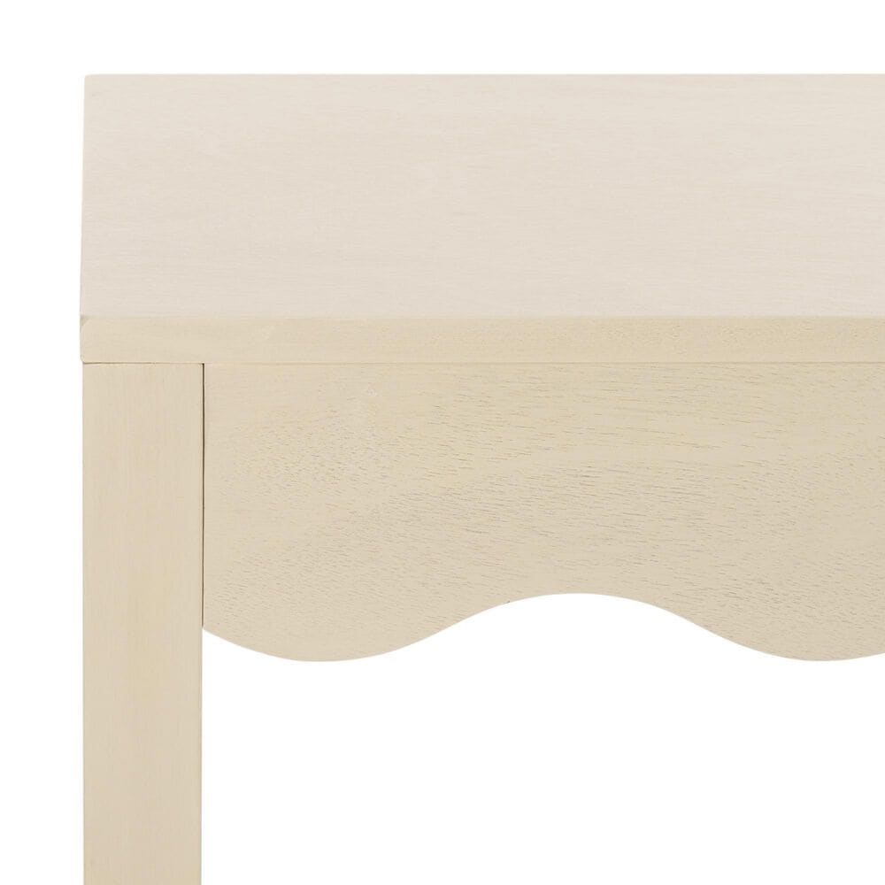 Safavieh Lilith Square Wave End Table in Sand, , large