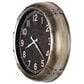 Howard Miller Riggs Wall Clock in Aged Silver and Black, , large
