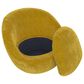 Golden Wave Furniture Blossom Swivel Chair in Yellow, , large