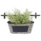 Maple and Jade Industrial Planter in Distressed Gray, , large