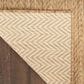 Nourison Horizon HOZ02 Natural 8" x 10" Indoor/Outdoor Area Rug, , large