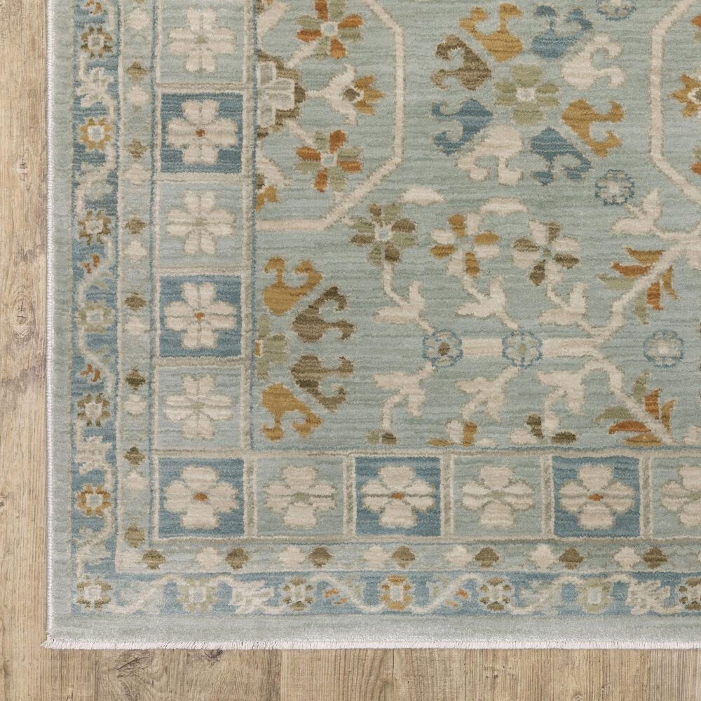 Oriental Weavers Maeve Blue and Grey 2'3" x 7'6" Runner, , large