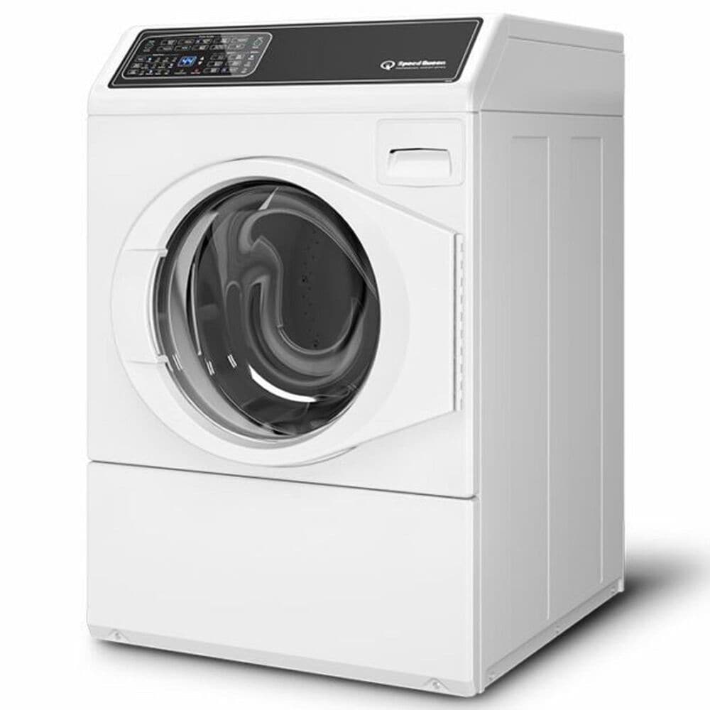 Speed Queen 3.5 Cu. Ft. Right-Hinged Front Load Washer and 7.0 Cu. Ft. Electric Dryer Laundry Pair in White, , large