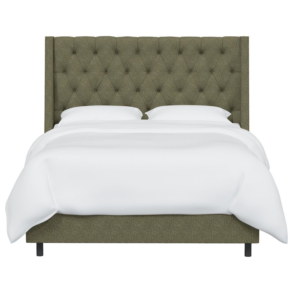 Skyline Furniture Loomis Queen Bed in Orly Army, , large