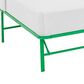 Modway Horizon Platform Queen Bed Frame in Green, , large