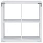 Linon Home Decor Galli 4-Shelf Bookcase in White, , large