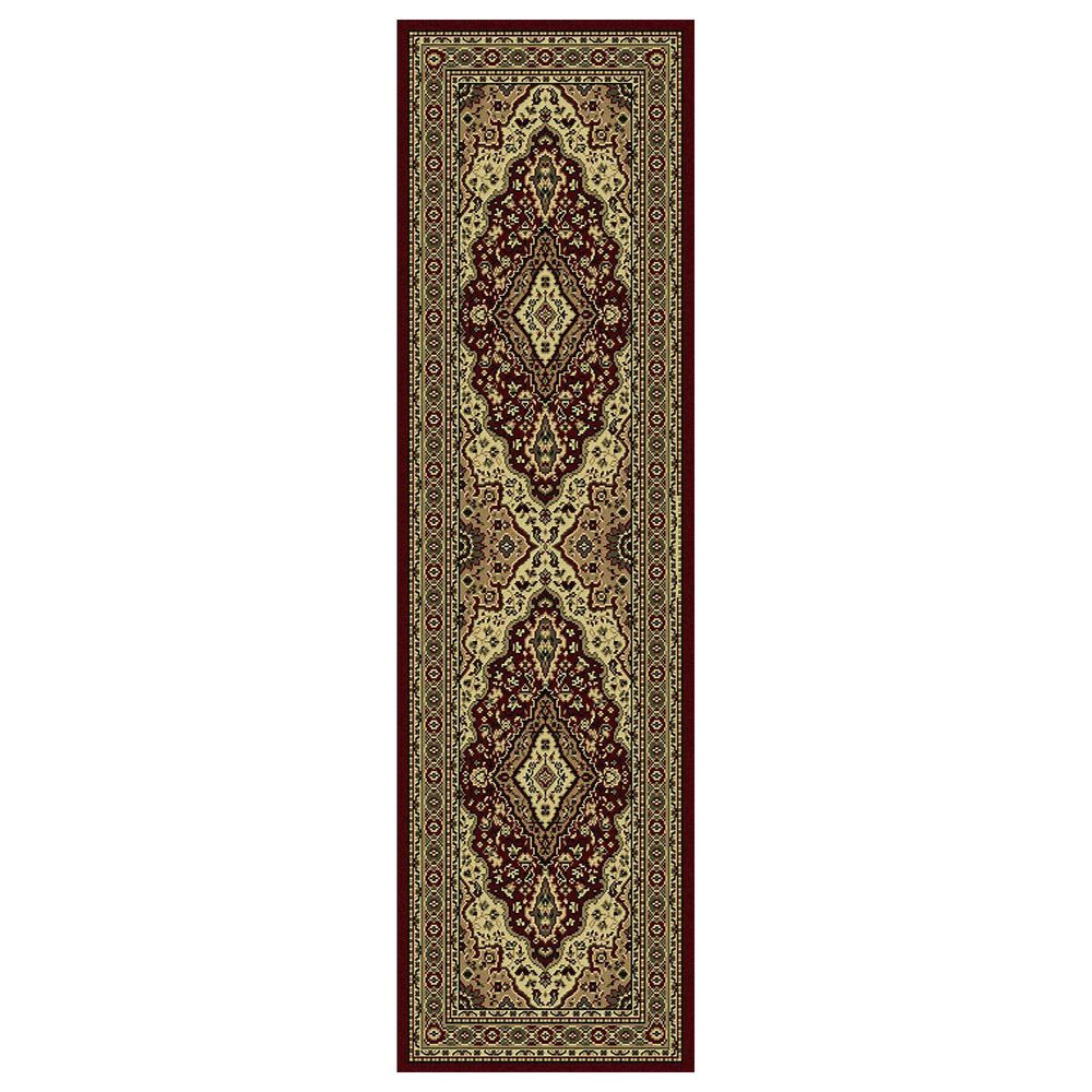 Radici USA Castello 808 2'2" x 7'7" Burgundy Runner, , large