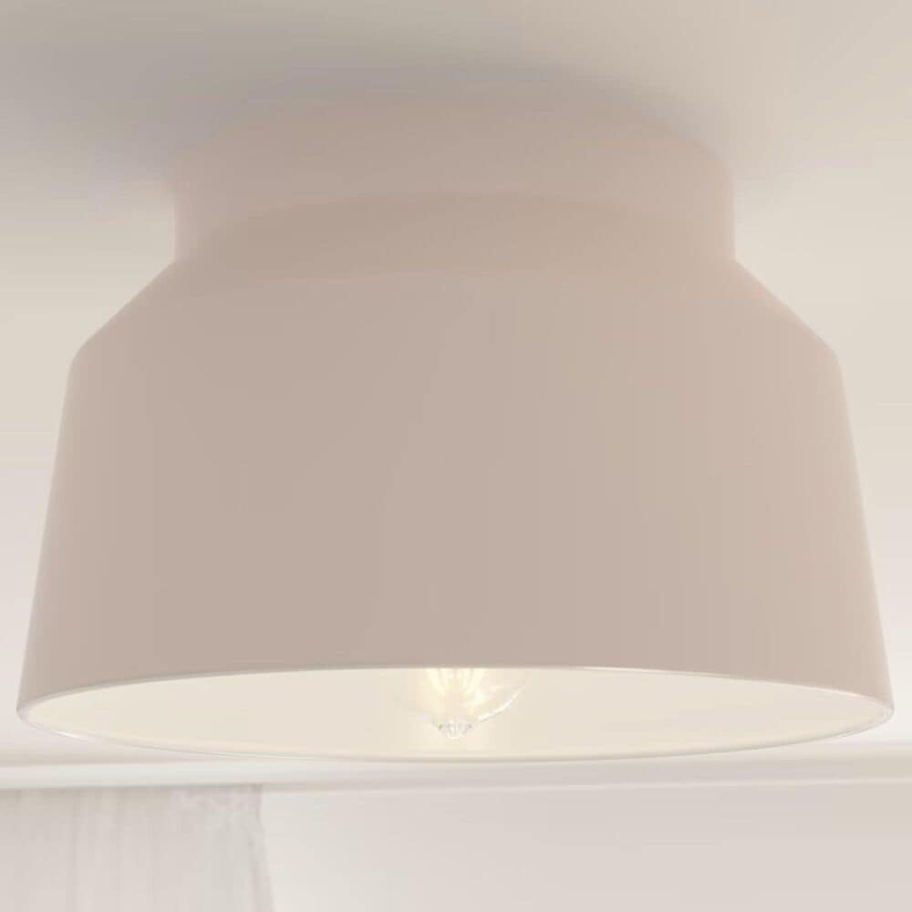 Hunter Cranbrook 1-Light Flush Mount in Blush Pink, , large
