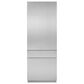 Monogram 30" Panel Solid Door in Stainless Steel 84" Opening, , large
