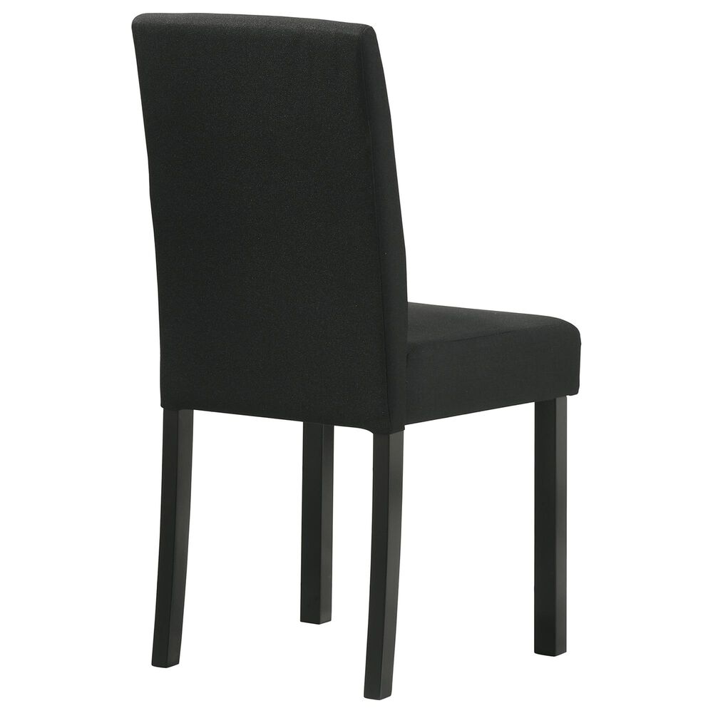 Crown Mark Resia Side Chair in Black, , large