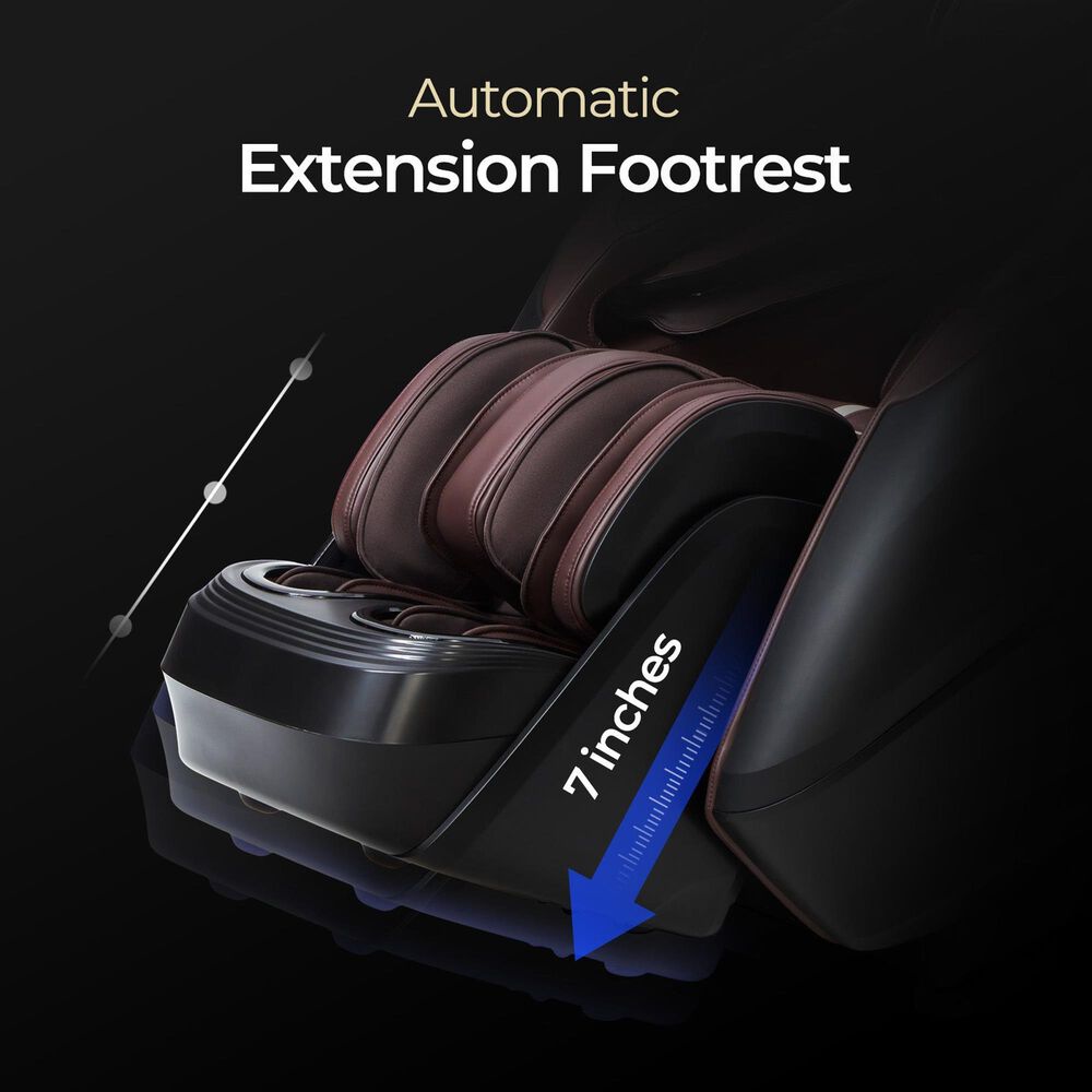 Lifetrend Luxe 4D Dual Core Zero Gravity Massage Chair in Expresso Brown, , large