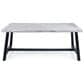Hearth and Haven Carlie Outdoor Dining Table in Grey and Black - Table Only, , large