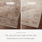 Loloi Lyra 4" x 5"7" Natural and Mocha Area Rug, , large