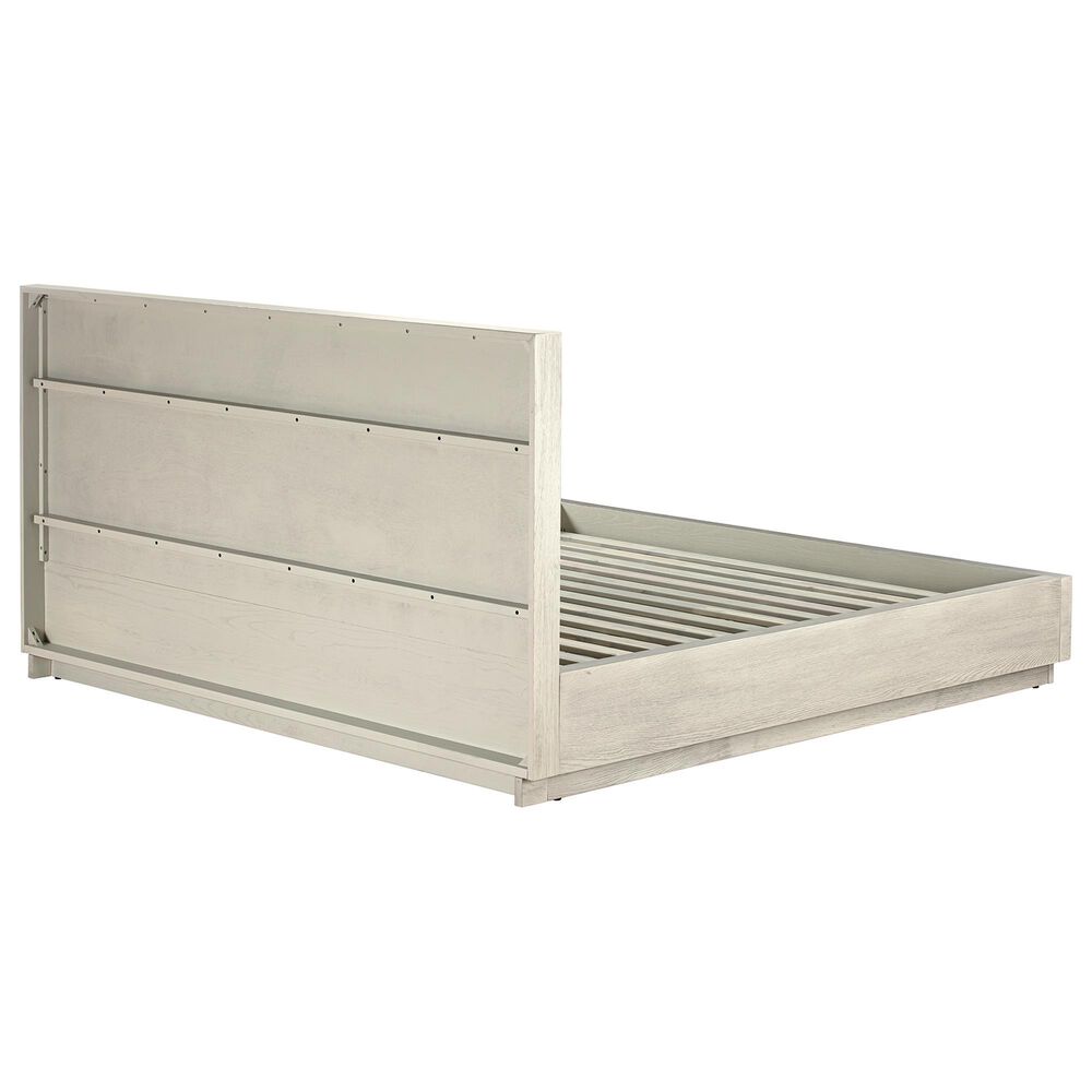 Blue River Abbey King Platform Bed in Silver Grey Oak, , large