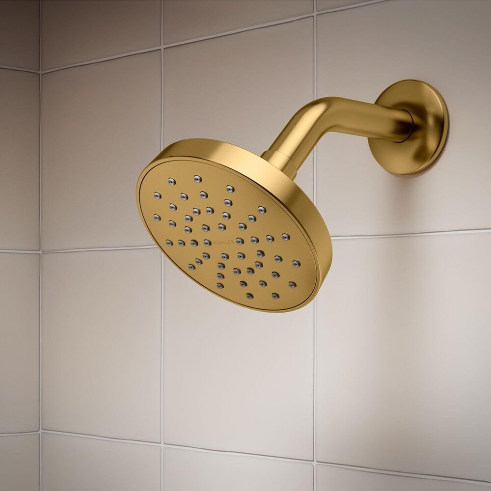 Kohler Elate Rite-Temp Shower Trim Kit in Vibrant Brushed Moderne Brass, , large