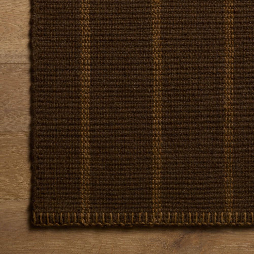 Amber Lewis x Loloi Harlan Espresso and Toffee 8'6" x 11'6" Area Rug, , large