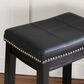 Linon Home Decor Claridge Counter Stool in Black, , large
