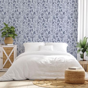 Tempaper Maria en Patricia 396" x 20.5" Peel and Stick Wallpaper in Lekker, , large