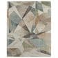 Feizy Eden 39QVF Ivory and Multicolor 6"4" x 9"2" Area Rug, , large
