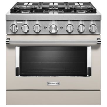 KitchenAid 5.1 Cu. Ft. Freestanding Gas Range with 6 Burners in Milkshake, , large