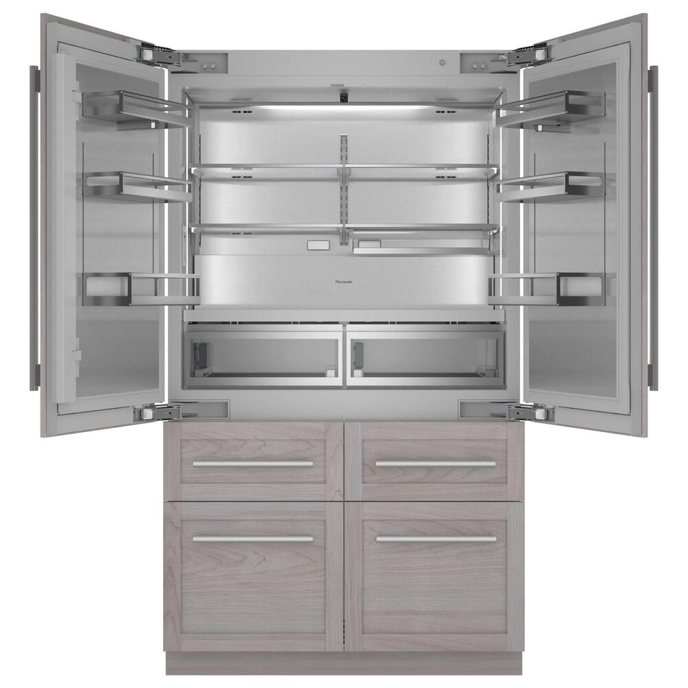 Thermador 26.7 Cu. Ft. 48&quot; Built-in French Door Bottom Freezer Refrigerator in Panel Ready, , large