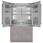 Thermador 26.7 Cu. Ft. 48" Built-in French Door Bottom Freezer Refrigerator in Panel Ready, , large