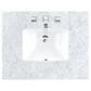 James Martin Vanities Brittany 30" Single Bathroom Vanity in Smokey Celadon with 3 cm Carrara White Marble Top and Rectangular Sink, , large