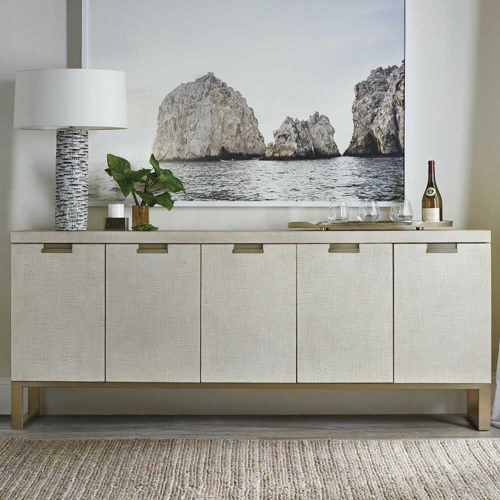 Hooker Furniture Cascade Server in Champagne, Cream and Tan, , large