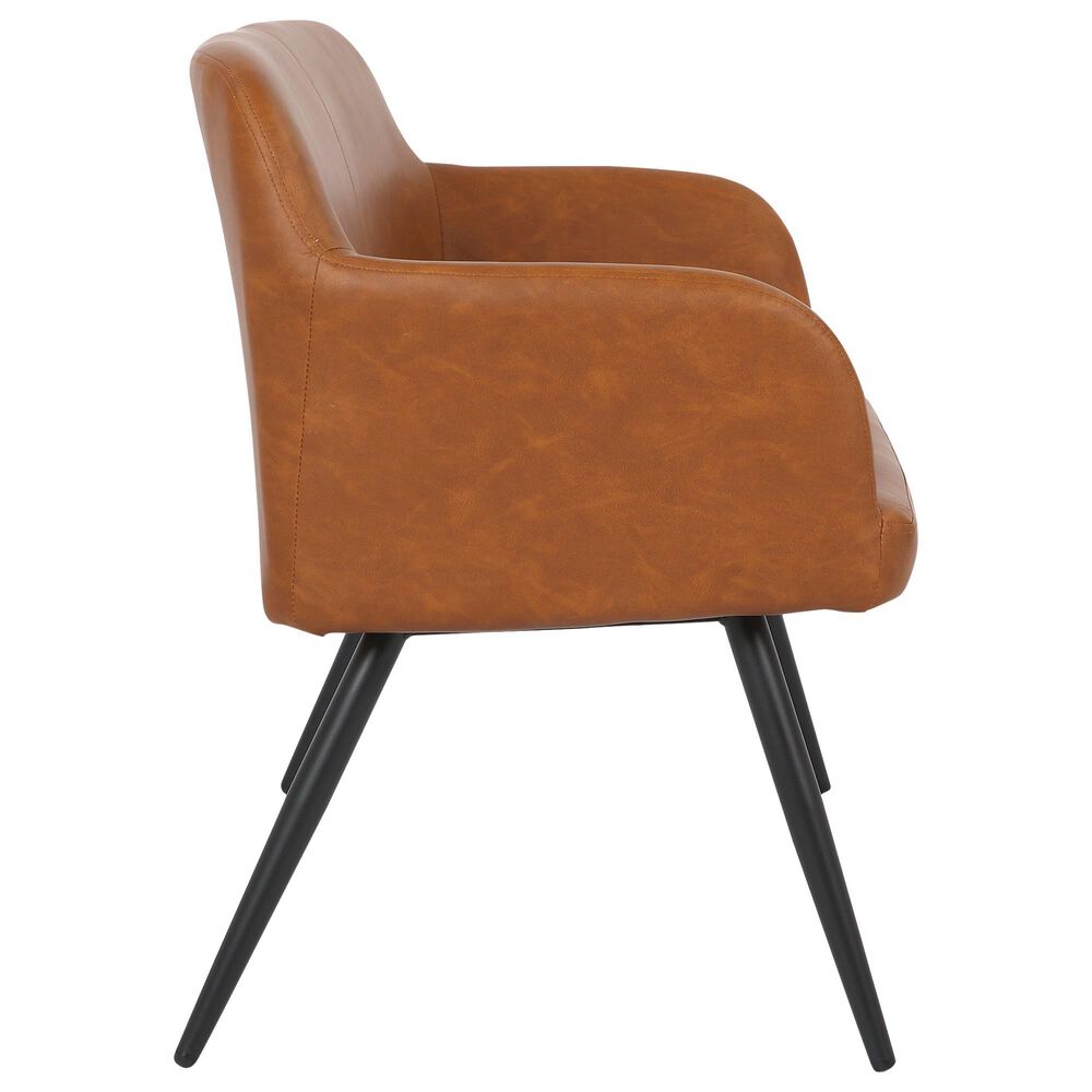 Lumisource Daniella Bench in Camel/Black, , large