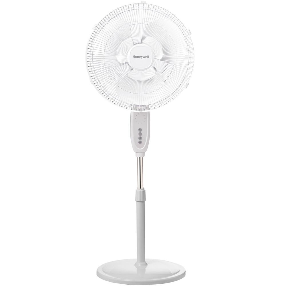Honeywell 16" Double Blade Pedestal Stand Fan in White , , large