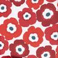 MuKitchen Vibe Dish Towel in Poppy Fields and White, , large